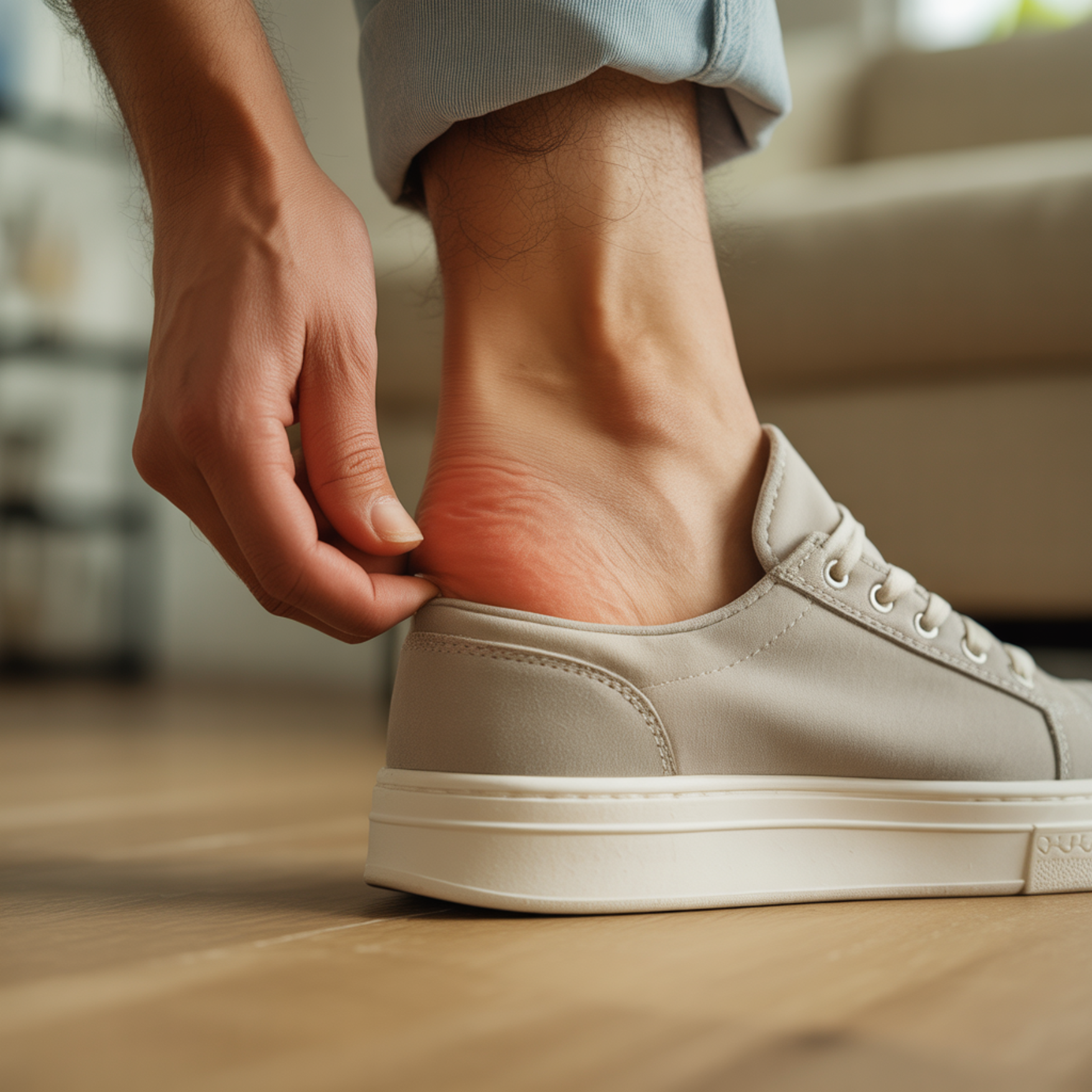 Talones resecos y agrietados